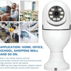 Caméra Wi-Fi lampe avec vision nocturne et détection