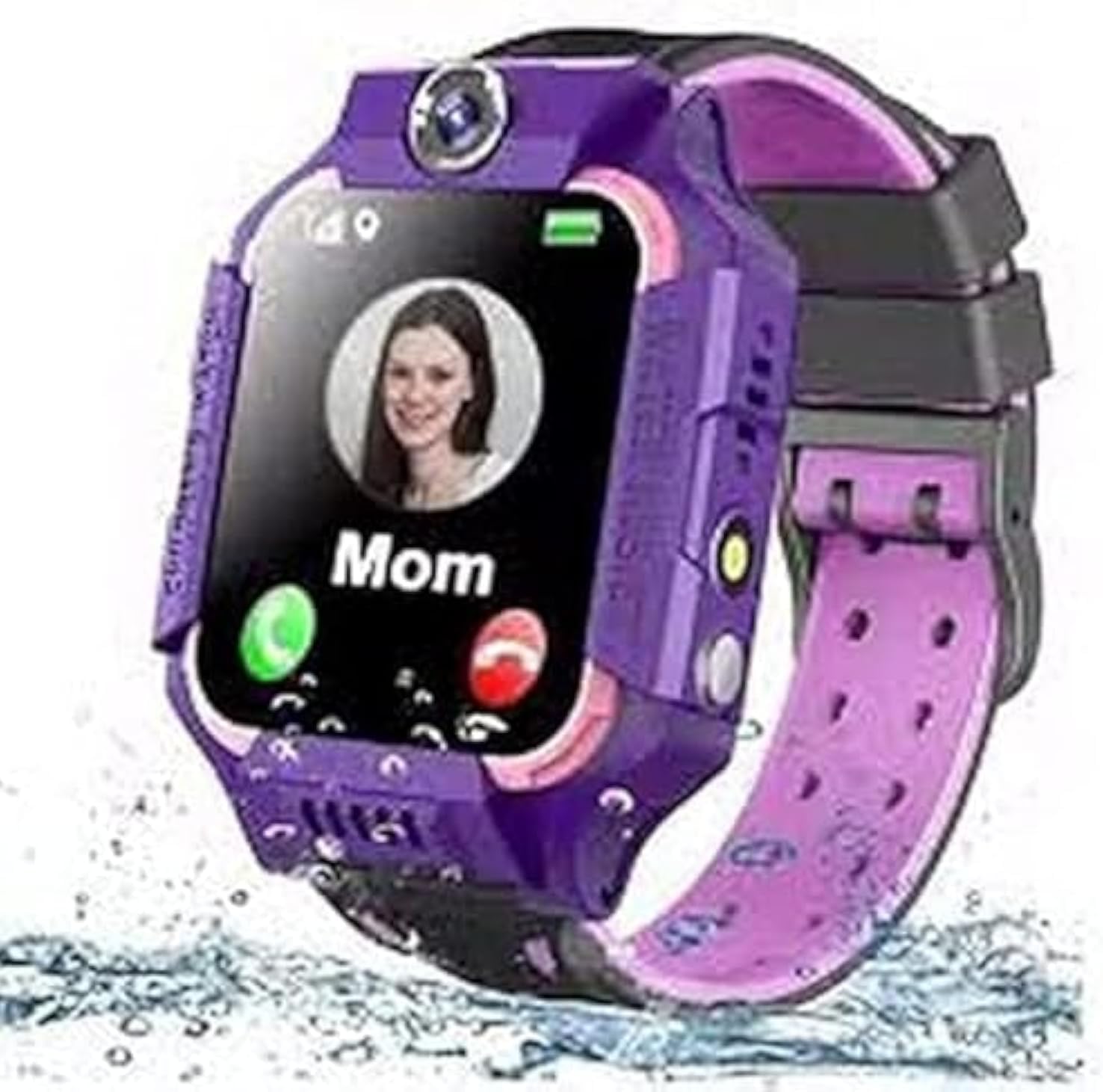 Montre intelligente enfants rose étanche avec vidéosurveillance Découvrez la montre intelligente pour enfants, rose, étanche, anti-chocs, avec caméra intégrée pour une surveillance facile. Achetez maintenant !