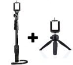 Découvrez ce monopode et trépied pliable pour smartphones et DSLR. Capturez tous vos angles en toute stabilité. Achetez-le maintenant !