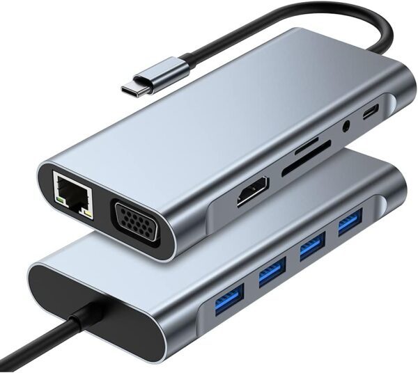 Découvrez l'adaptateur USB C multiport pour connexions vidéo 4K, USB rapides et charge 87W. Optimisez votre station d'accueil, achetez maintenant.