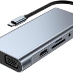 Découvrez l'adaptateur USB C multiport pour connexions vidéo 4K, USB rapides et charge 87W. Optimisez votre station d'accueil, achetez maintenant.