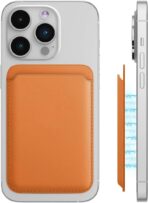 Découvrez ce portefeuille magnétique en simili cuir vegan avec protection RFID. Compact et élégant, commandez-le pour sécuriser vos cartes dès maintenant.