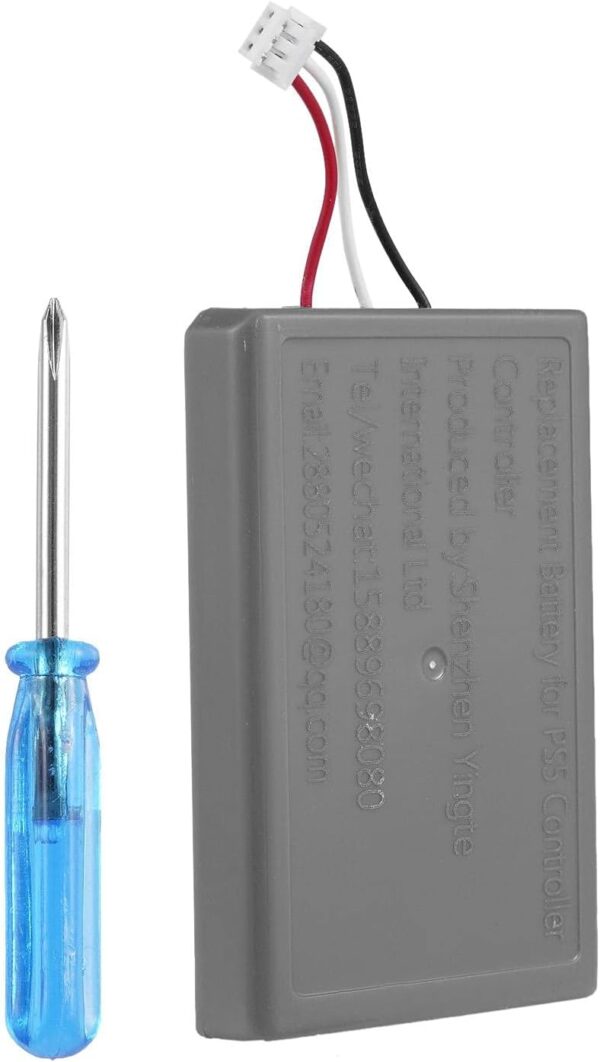 Découvrez la batterie lithium-ion pour manette PS5 avec protection contre surcharge. Installez-la facilement et prolongez la durée de vie. Achetez maintenant!