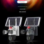 Surveillez partout avec la caméra solaire 4G triple lentille. Vision nocturne couleur, audio bidirectionnel et alertes en temps réel. Achetez maintenant !