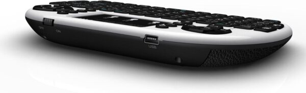 Découvrez ce mini clavier sans fil QWERTY rétroéclairé avec touchpad, idéal pour PC, Mac, TV et jeux. Achetez-le pour une expérience flexible et portable.