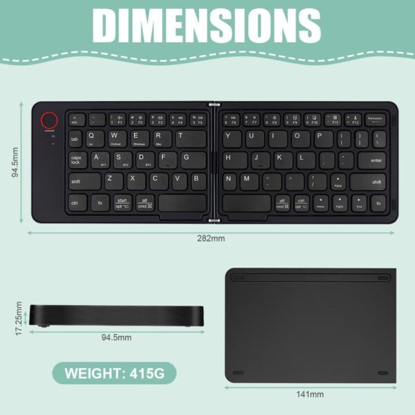 Découvrez notre clavier Bluetooth pliable ultra fin, rechargeable et compatible multi-appareils. Achetez-le pour une expérience mobile optimale dès maintenant.