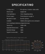 Microphone USB professionnel pour podcasting et streaming