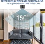Mini caméra espion HD sans fil avec détection de mouvement