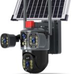 Surveillez partout avec la caméra solaire 4G triple lentille. Vision nocturne couleur, audio bidirectionnel et alertes en temps réel. Achetez maintenant !