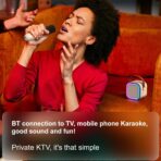 Machine Karaoké Portable Sans Fil Bluetooth 10W RGB