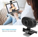 Découvrez la webcam USB HD avec microphone intégré. Facile à utiliser, compatible et avec mise au point manuelle. Commandez dès maintenant !