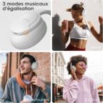 Casque Bluetooth sans fil - Son optimisé & Confort pliable