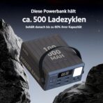 Powerbank haute capacité avec charge rapide et écran LCD