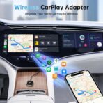 Mettez à jour votre CarPlay filaire en sans fil facilement. Profitez d'une connexion rapide et fiable. Achetez votre adaptateur sans fil CarPlay dès maintenant !