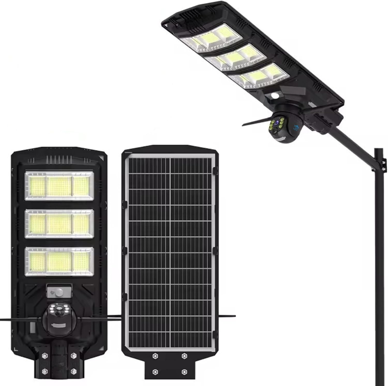 Solar Street Light avec caméra intégrée - Sécurité extérieure Découvrez le Solar Street Light avec caméra intégrée. Sécurisez vos espaces extérieurs dès maintenant avec surveillance et éclairage LED efficaces.