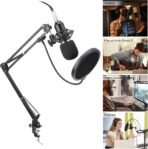 Carte son V8 avec micro condensateur - Kit d'enregistrement studio