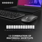 Kit clavier et souris sans fil ultra fin - silence et performance