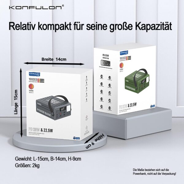 Découvrez notre powerbank haute capacité à charge rapide et multiples sorties. Idéale pour voyager, avec écran LCD et design résistant. Achetez maintenant !