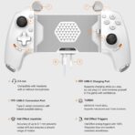 Découvrez le contrôleur mobile avec joysticks effet Hall et boutons mappables. Boostez votre jeu sur iPhone et Android dès maintenant !