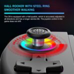 Manette de jeu sans fil mobile avec rétroéclairage RGB