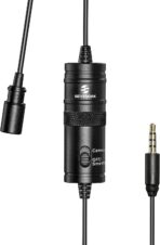 Découvrez ce micro cravate électret pour audio et vidéo. Clip pratique, son clair. Commandez maintenant pour des enregistrements parfaits.