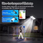 Solar Street Light avec caméra intégrée - Sécurité extérieure