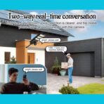 Solar Street Light avec caméra intégrée - Sécurité extérieure