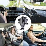 Support téléphone grille d'aération – Verrouillage & Rotation 360°