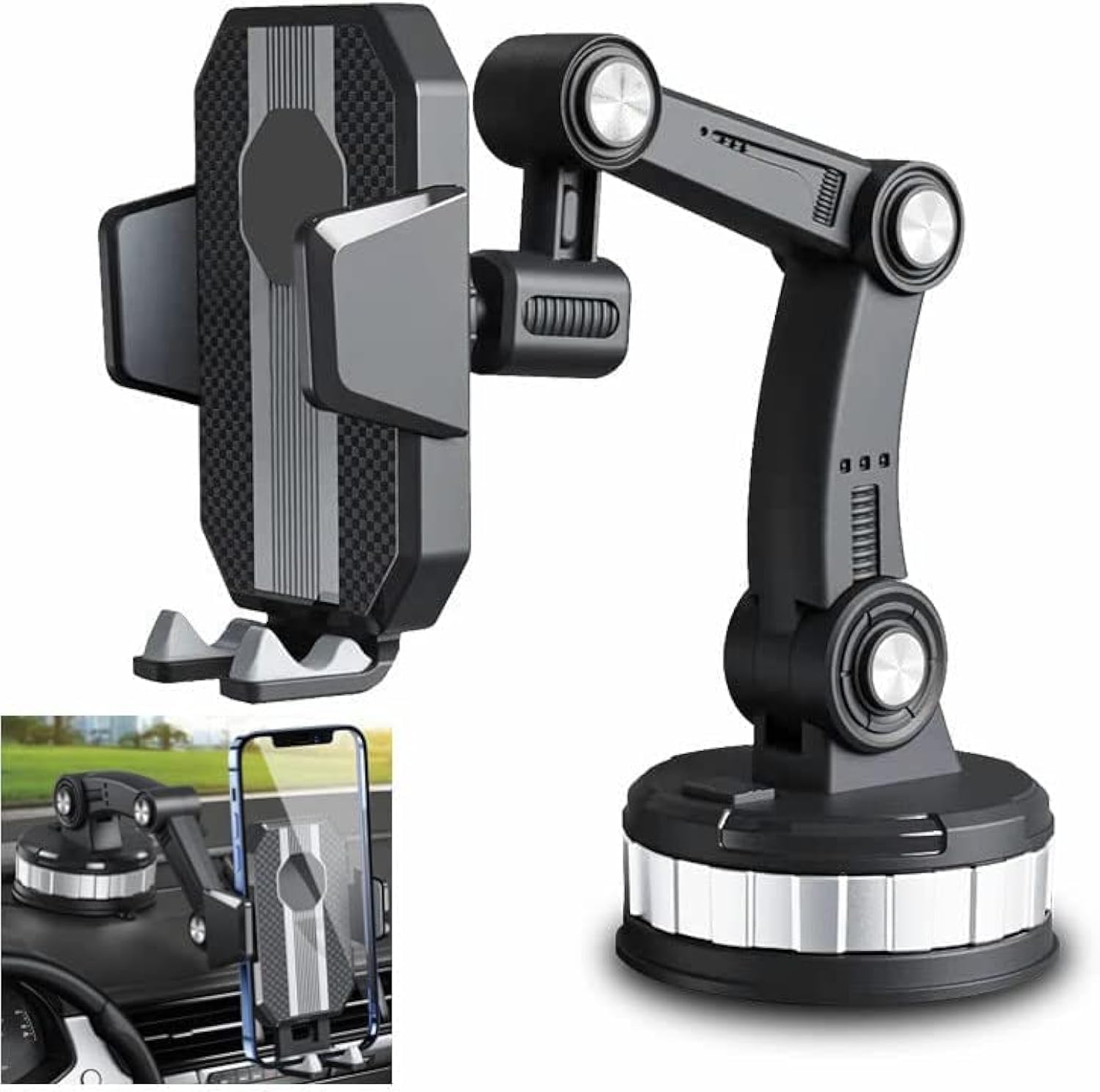 Support Téléphone Voiture Rotatif 360° avec Ventouse Découvrez notre support téléphone voiture rotatif 360° avec ventouse. Installez-le facilement et ajustez l'angle. Achetez maintenant!