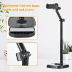 Support de table ajustable en métal pour téléphone et tablette