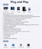 Lecteur de carte SD Type C rapide - Compatibilité étendue